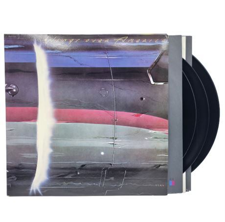 1976 Wings 3LP SET  & Poster "Wings Over America"