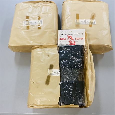 36 Pairs NOS MC Supply Motorcycle Gloves - Medium