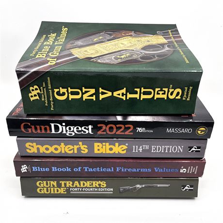 Assorted Gun Value / Digest ID Book Lot