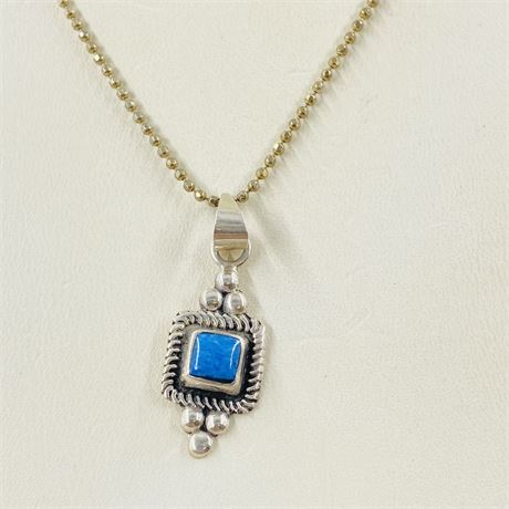5g Vtg Mexico Sterling Necklace
