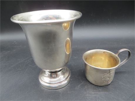 2 STERLING CUPS