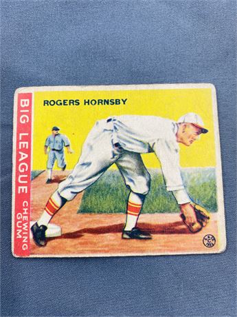1933 Goudey Rogers Hornsby # 119