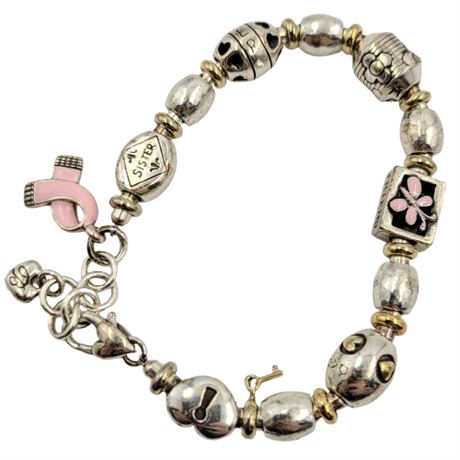 Brighton Breast Cancer Awareness Power of Pink Charm Bracelet