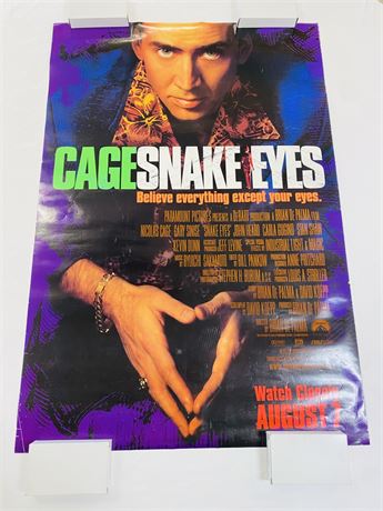 Snake Eyes Original DS 27x40 Movie Poster - Rolled