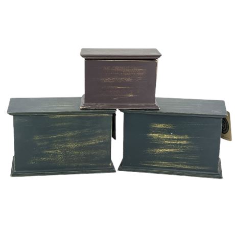 Boyds Collection Wooden Trinket Boxes