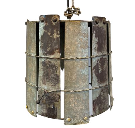 Rustic Metal Pendant Lamp
