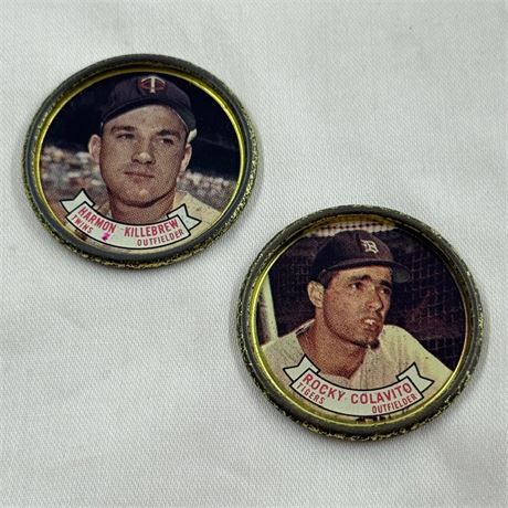 1964 Topps Coins Killebrew + Colavito