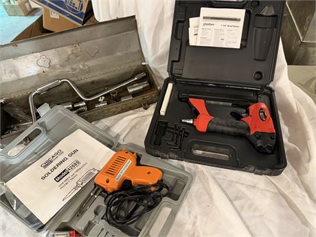 Wrenches, Soldering Gun, 1 1/4" Brad Nailer