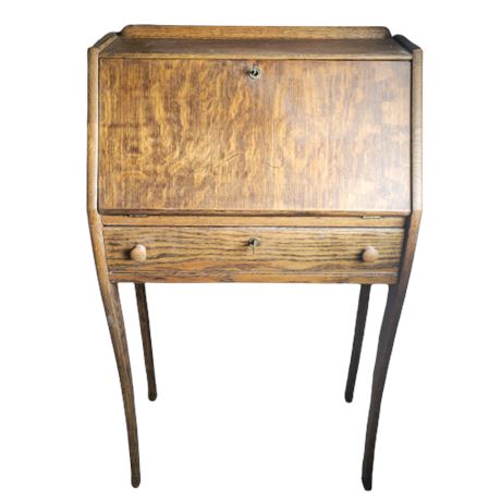 Antique Wooden Secretary Desk