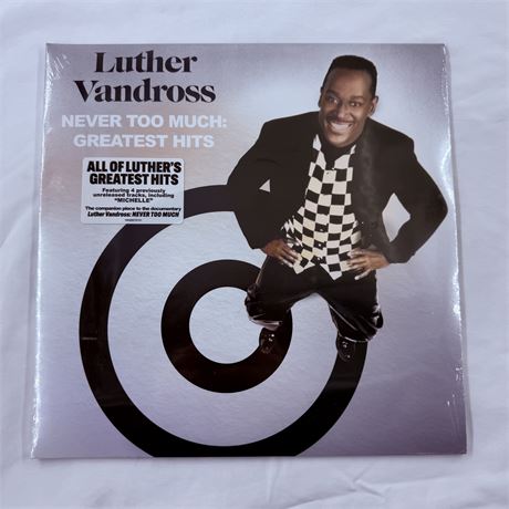 Luther Vandross Never Too Much: Greatest Hits Vinyl Record - Factory Sealed