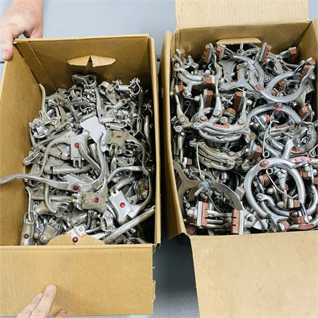 Boxes of NOS Brake Lever + Calipers