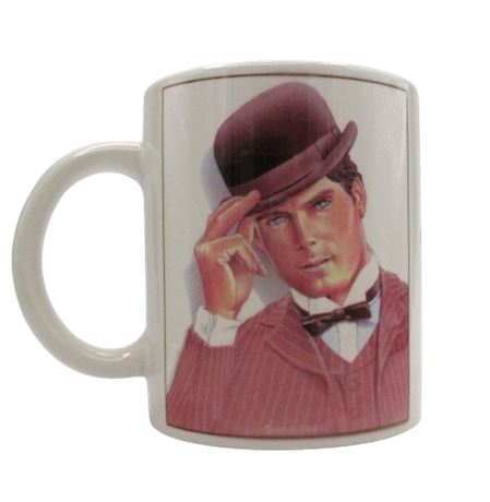 Vintage SOMEWHERE IN TIME Movie Coffee Mug ~ Christopher Reeve