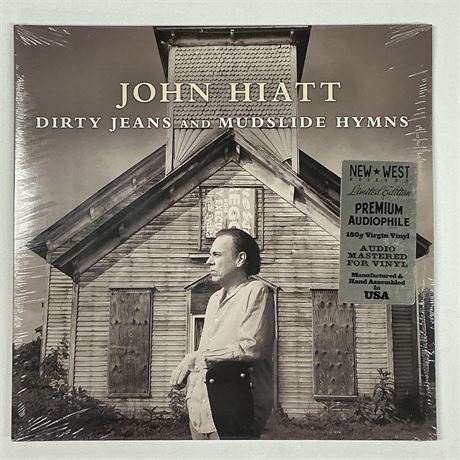 John Hiatt Dirty Jeans and Mudslide Hymns Sealed Vinyl Record