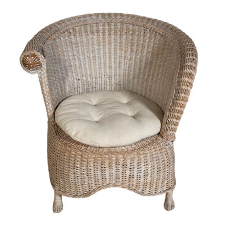 Pier One Imports Asymmetrical Wicker Chair Jamaica Collection