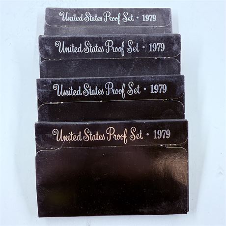 4x 1979 US Mint Proof Sets