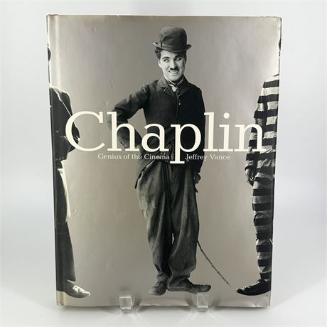 "Chaplin Genius of the Cinema" Hardcover Book by Jeffrey Vance