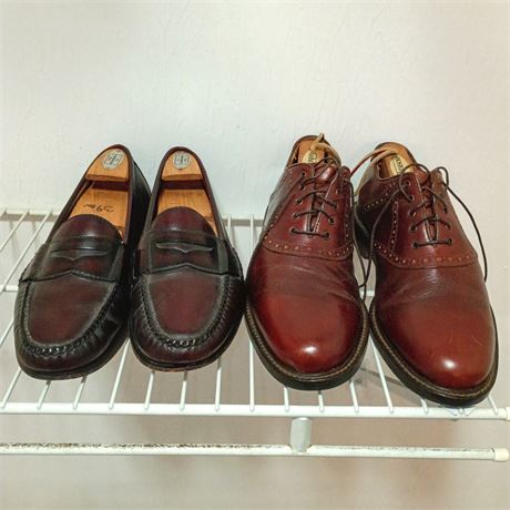 Men's Size 39 Shoes, Cole Haan and Johnston & Murphy