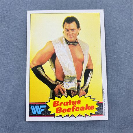 1985 Topps Brutus Beefcake #10 Rookie Card