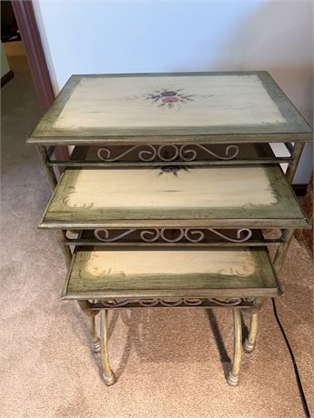 Wrought Iron Nesting Tables