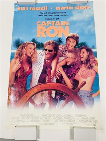 Captain Ron Original DS 27x40 Movie Poster - Rolled