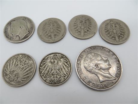 7 Silver Coins