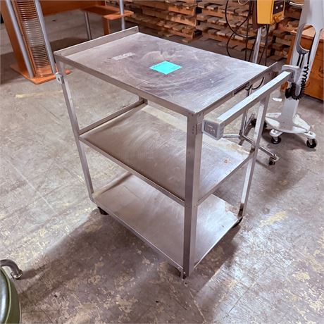 16x24" Lakeside Mfg. Stainless Rolling Cart