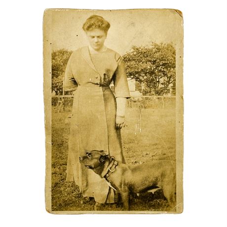 Pair of Vintage Sepia-Toned Photographic Prints