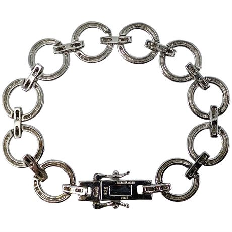 925 Silver Bracelet from Thailand with Safety Clasp
