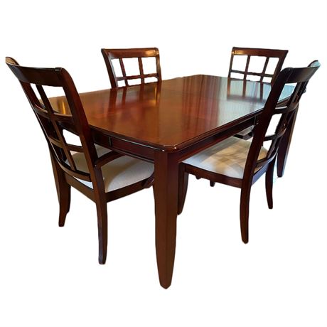 Klaussner Home Furnishings Cherry Dining Set