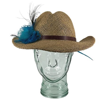 Vintage Designs by Diane Feathersmith Ladies Straw Hat