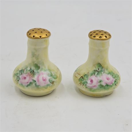 Small Hand-painted Porcelain S & P Shakers