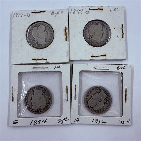 4 Barber Quarters