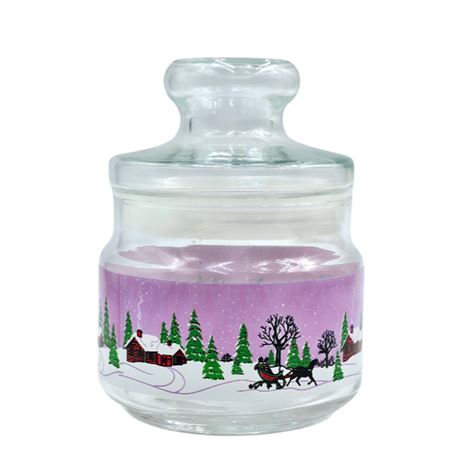 VTG Glass Candy Jar
