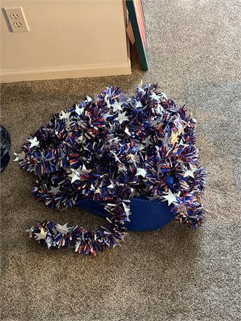 Patriotic Garland Decorations