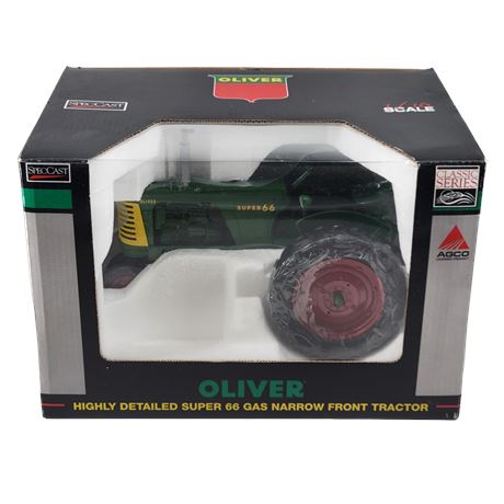 SpecCast Oliver Highly Detailed Super 66 Gas Narrow Front Model Tractor