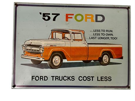 '57 Ford Metal Sign