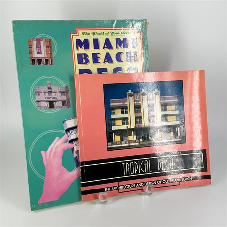 Pair of Miami Beach Architecture & Design Books