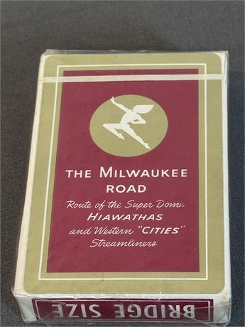 Milwaukee Road - Milwaukee Railroad Playing Cards - Sealed
