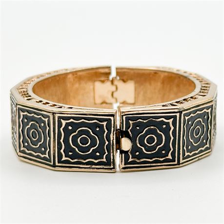 Vintage Marvella Gold-Tone Bangle Bracelet