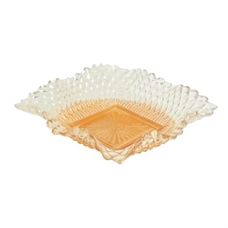 VTG EAPG Orange Optic Illusion Ashtray