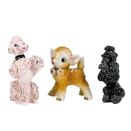 Vintage Japanese Ceramic Spaghetti Poodles Lot
