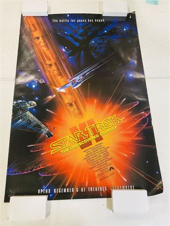 Star Trek VI Original DS 27x41 Movie Poster - ROLLED