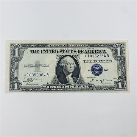 UNC 1935 $1 Star Silver Certificate