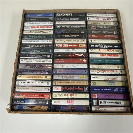 Cassette Tape Lot
