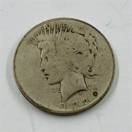 1922 Peace Dollar