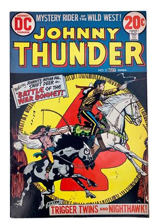 No 2 1973 20 cent DC Johnny Thunder Comic Book