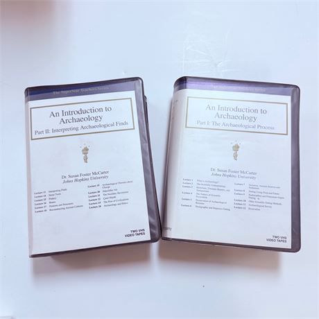 Archaeology Class Course VHS Set