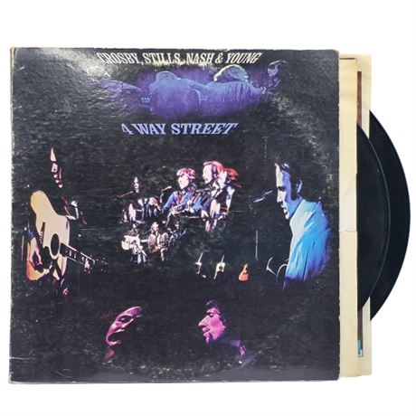 1971 Crosby, Stills, Nash & Young, DBL LP Set, "4 Way Street"