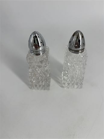 Salt & Pepper Shaker Plated Tops