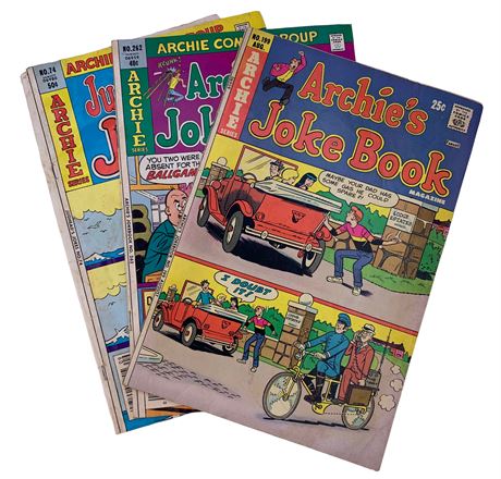 Three 25 cent to 50 cent Archie Comic Books